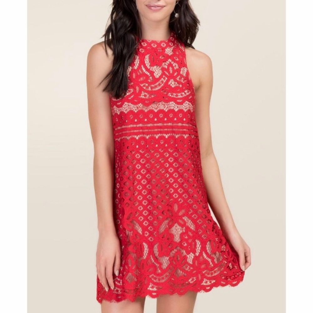 New With Tags Francesca's Red Dress